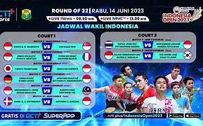 Live Streaming Slot Maxwin Hari Ini Indonesia Open